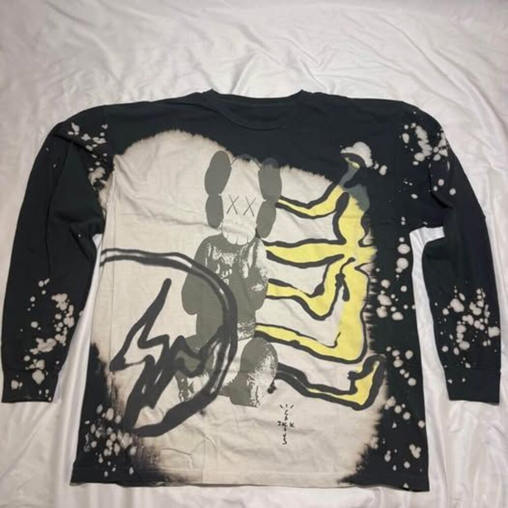 (NEW) Travis Scott Cactus Jack x KAWS for fragment long sleeve, Size XXL